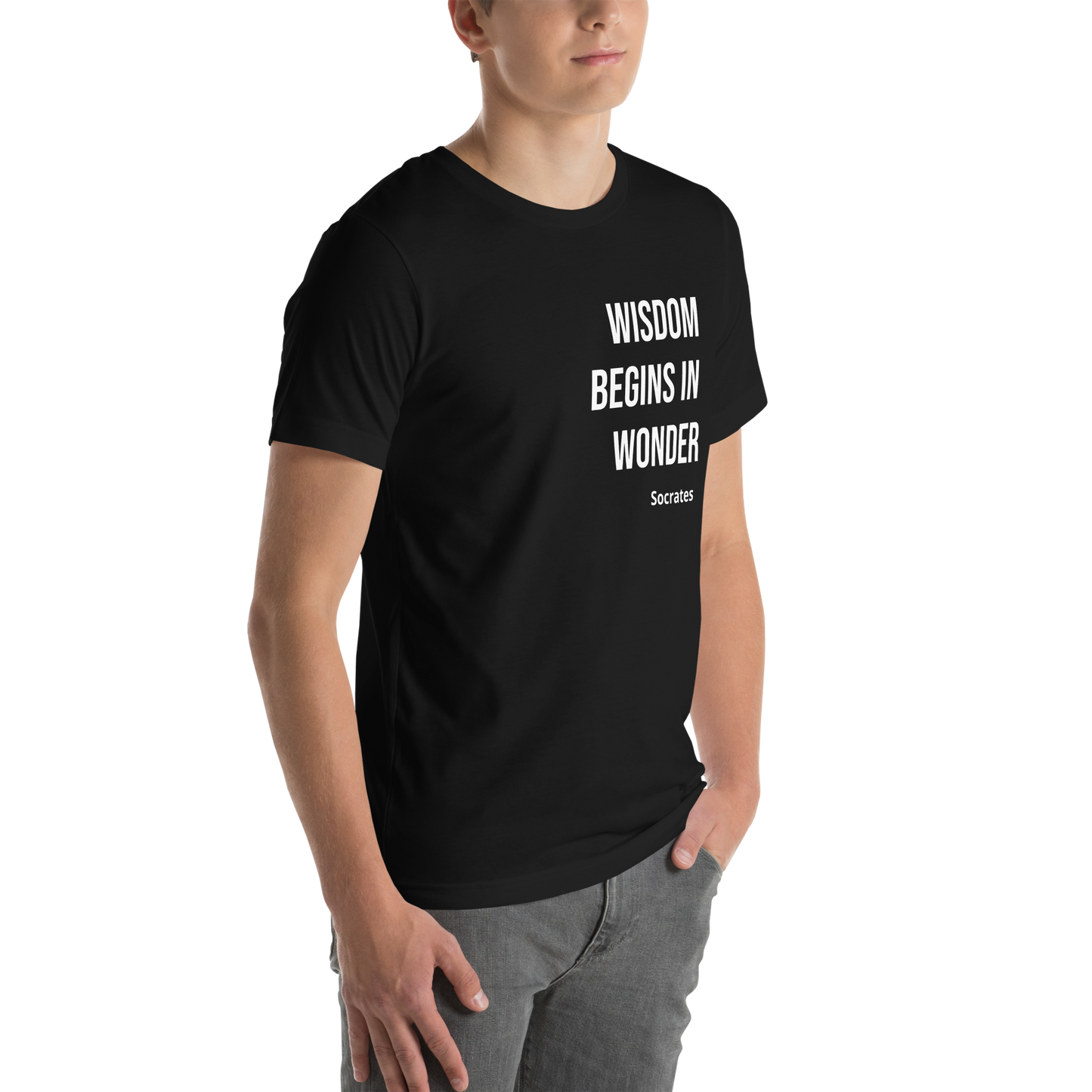 Socrates Unisex t-shirt Black